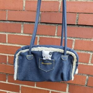 Hello kitty denim purse bag